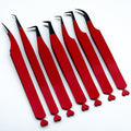 Red Heart Tweezers Set