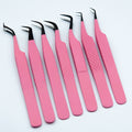 Pink Lash Tweezer Set 2